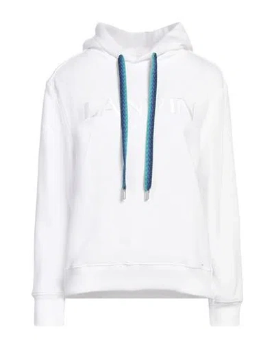 Lanvin Woman Sweatshirt White Size M Cotton