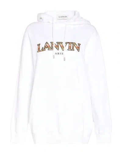 Lanvin Woman Sweatshirt White Size M Cotton