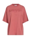 Lanvin Woman T-shirt Antique Rose Size S Cotton, Polyester In Pink