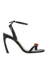 Lanvin Black Swing Melodie Heeled Sandals In Black