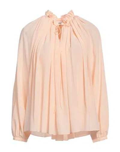 LANVIN LANVIN WOMAN TOP APRICOT SIZE 8 SILK