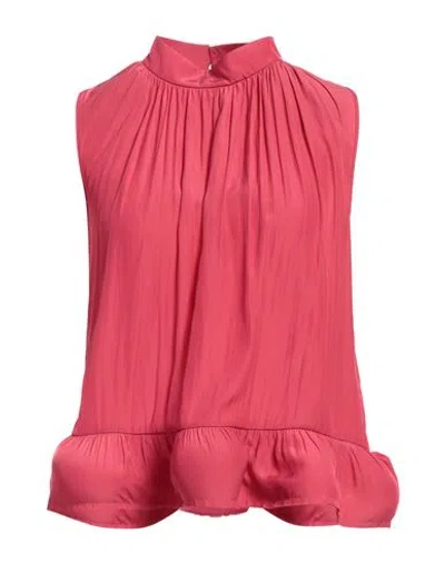 Lanvin Woman Top Fuchsia Size 8 Polyamide In Pink