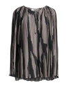 Lanvin Abstract-print Blouse In Beige
