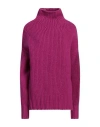 Lanvin Fuchsia Pink Virgin Wool Blend Sweater In Pink