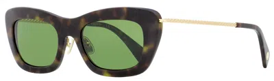 Lanvin Women's Babe Sunglasses Lnv608s 317 Dark Havana/gold 51mm In Multi