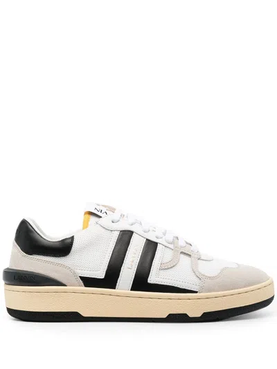 Lanvin Women's Clay Low Top Sneaker In Whiteblck