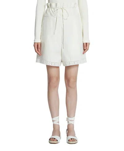 LANVIN WOMEN'S COTTON PEPLUM SHORTS