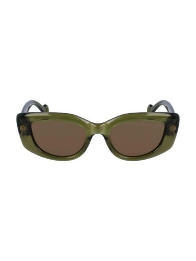 Lanvin Women's Daisy 50mm Cat-eye Sunglasses In Khaki