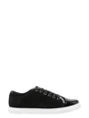 Lanvin Calf Suede Sneakers Metal Eyelet