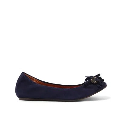 Lanvin Women's Deco Ballet In Navy