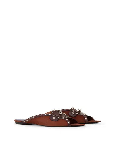 LANVIN WOMEN'S ECLIPSE ARCH FLAT MULE