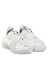 Lanvin Women's Flash X Mesh Low-top Sneakers In White In White