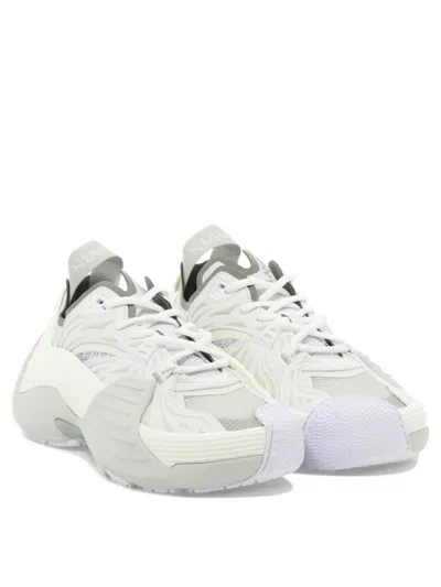 Lanvin Women's Flash X Mesh Low-top Sneakers In White
