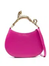 Lanvin Women's Hobo Bag With Cat Handle In Pink
