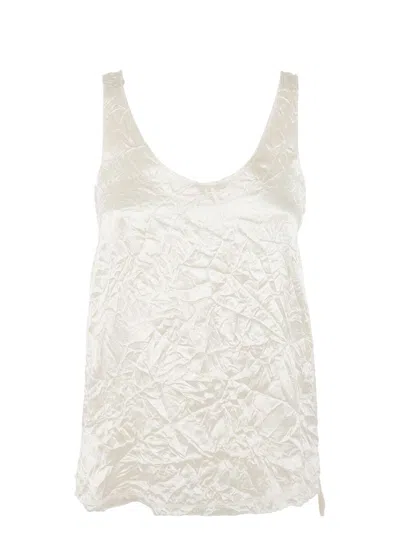 LANVIN WOMEN'S IVORY VISCOSE TOP