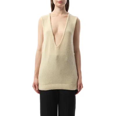 Lanvin Women's Knitted Top In Ivory