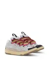 Lanvin Round Toe Sneakers In White
