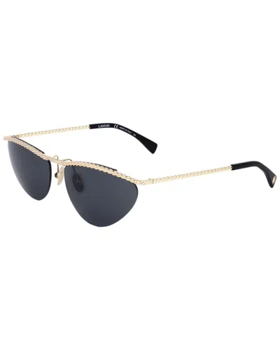 Lanvin Women's Lvn102s 60mm Sunglasses In Gold