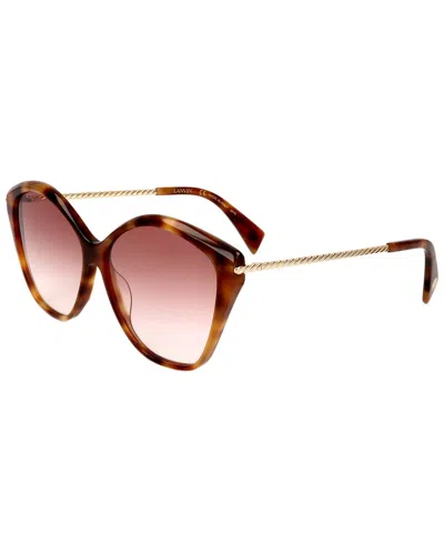 Lanvin Women's Lvn609s 59mm Sunglasses In Brown