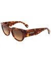 Lanvin Signature Rounded Acetate Cat-eye Sunglasses