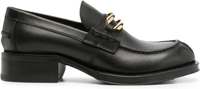 LANVIN WOMEN'S MEDLEY LEATHER LOAFERS