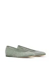 Lanvin Mesh Ballerina With Rhinestones In Multi