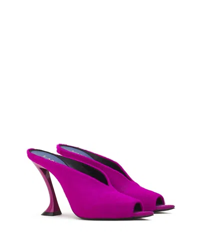Lanvin Women's Midnight Step Mule In Pony In Pink