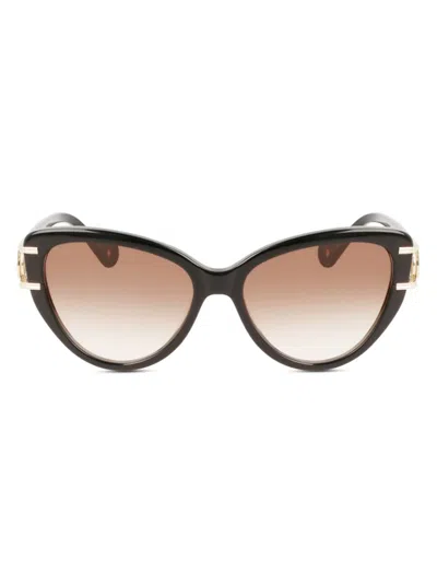 Lanvin Women's Mother & Child 56mm Cat Eye Sunglasses In Black