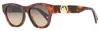 Lanvin Women's Mother & Child Sunglasses Lnv604s 272 Red Havana 55mm In Multi
