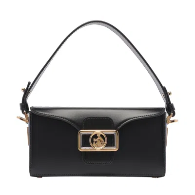 Lanvin Nano Pencil Box Bag In Black