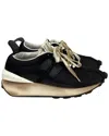 Lanvin Women's Nylon Bumper Distressed Sneaker, Size Fr | 35 (authentic Pre-  Loved) In Black