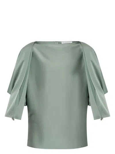 LANVIN WOMEN'S OPEN SLEEVE BLOUSE TOP
