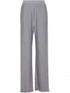 Lanvin Loose Fit Pleated Wide Leg Trousers