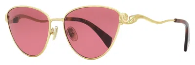 Lanvin Women's Rateau Cat-eye Sunglasses Lnv112s 716 Gold/havana 59mm In Multi