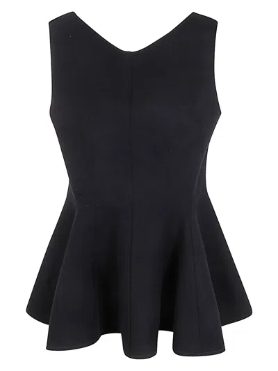 LANVIN WOMEN'S SLEEVELESS FLARED TOP