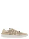 Lanvin Gray Baskets Basses Clay Sneakers In Beige