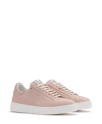 Lanvin Ddb0 Leather Sneakers In Pink