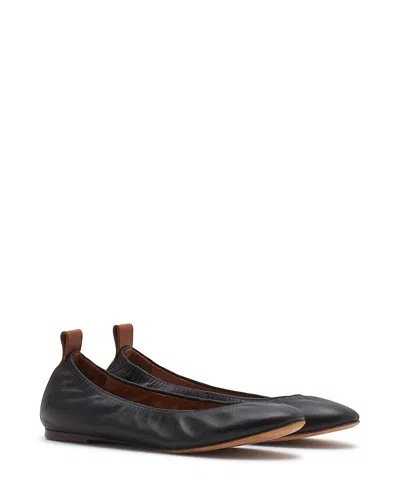 LANVIN WOMEN'S THE LEATHER BALLERINA FLAT