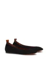 Lanvin Suede Ballet Flats For