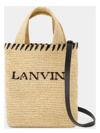 Lanvin Bag Type Shopper In Sand