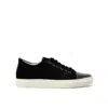 Lanvin Women's Velvet Sneakers In Black