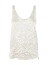 Lanvin Women's Tank Top In White