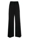 Lanvin Wide-leg Tailored Trousers In Black