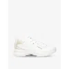 Lanvin Sneakers Almond Toe Textured Design In White
