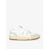 Lanvin 10mm Clay Poly & Leather Sneakers In White