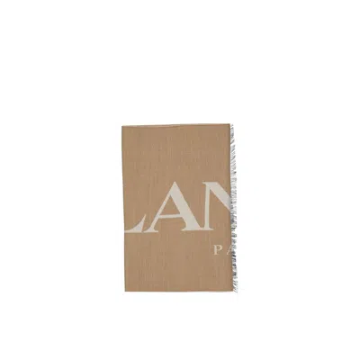 Lanvin Wool And Silk Scarf In Neutral