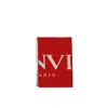 Lanvin Fringed Wool-silk Blend Scarf In Red
