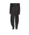 Lanvin Wool And Viscose Like Barrel Pants In Brown