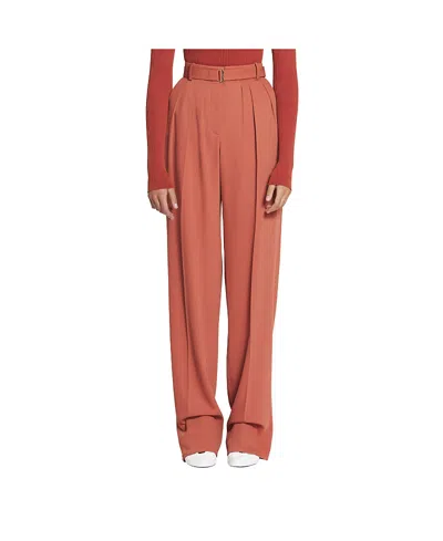 LANVIN WOOL AND VISCOSE LIKE PANTS WITH DARTS