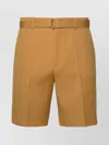 Lanvin Desert Wool Bermuda Shorts